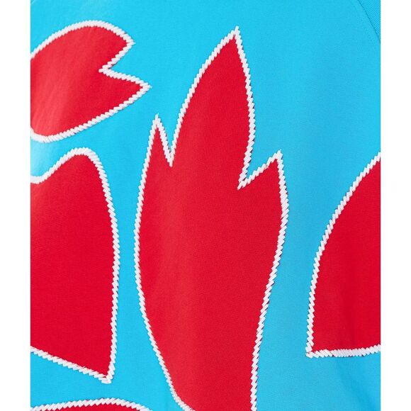 Essentiel Antwerp Women Jalways Sweatshirt With Flame-Shaped Applications - Picture 3 of 4